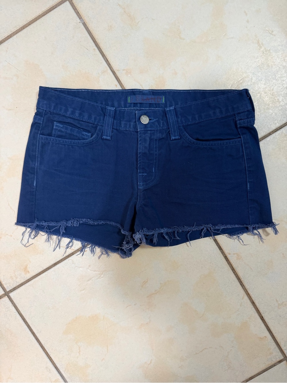 J Brand Nightfall Frayed Hem Denim Cutoff Shorts